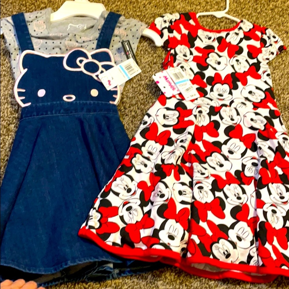 NWT Girls 5T Dress Set
